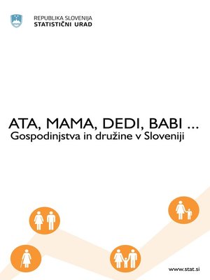 cover image of Ata, mama, dedi, babi... Gospodinjstva in družine v Sloveniji